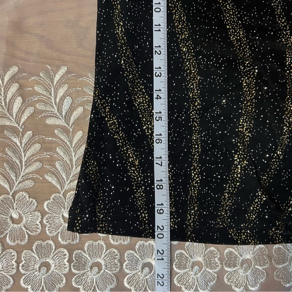 Vintage Black, Silver and Gold Sparkle, Shimmer Tank/Top -Size L -TP11 - Picture 10 of 10
